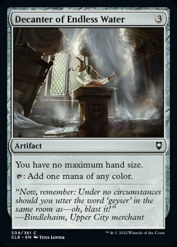 Decanter of Endless Water [Commander Legends: Battle for Baldur's Gate][FOIL]