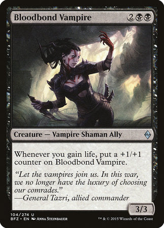 Bloodbond Vampire [Battle for Zendikar][FOIL]