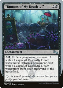 "Rumors of My Death . . ." [Unstable][FOIL]