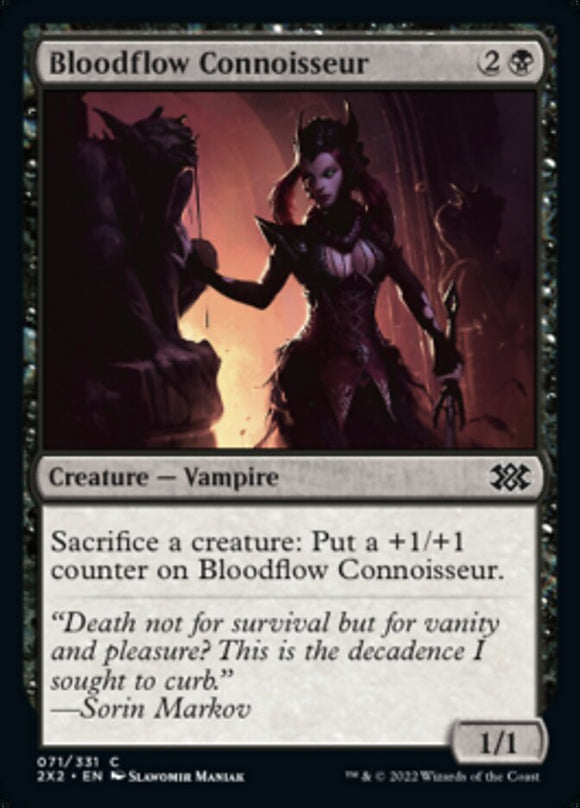Bloodflow Connoisseur [Double Masters 2022][FOIL]