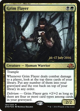 Grim Flayer [Prerelease Cards][FOIL]