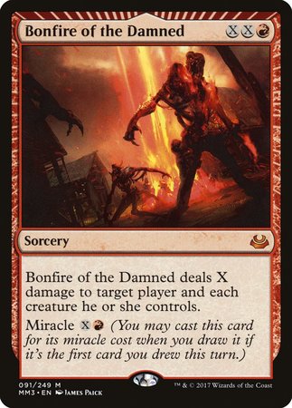 Bonfire of the Damned [Modern Masters 2017][FOIL]