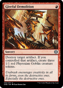 Gleeful Demolition [Phyrexia: All Will Be One]