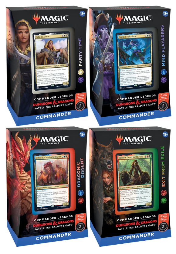 Magic The Gathering: Commander Legends: Battle For Baldur's Gate - Com Card Monster Games Magic The Gathering: Commander Legends: Battle For Baldur's Gate - Com Card Monster Games