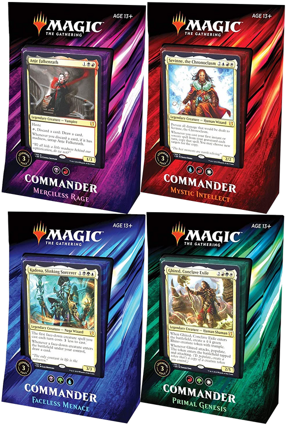 Magic The Gathering: Commander 2019 Decks - Set of 4