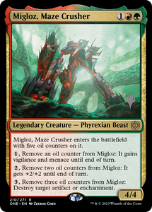Migloz, Maze Crusher [Promo Pack: Phyrexia: All Will Be One]