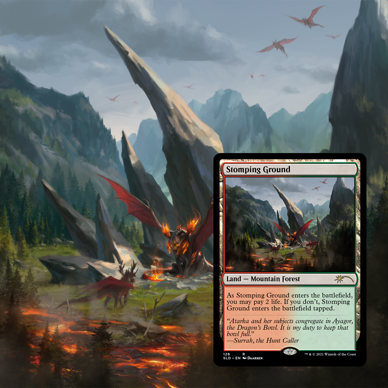Magic The Gathering, Secret Lair: Culture Shocks: Jund – Card Magic The Gathering, Secret Lair: Culture Shocks: Jund – Card
