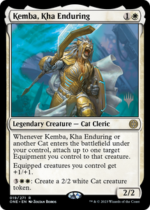 Kemba, Kha Enduring [Promo Pack: Phyrexia: All Will Be One][FOIL]