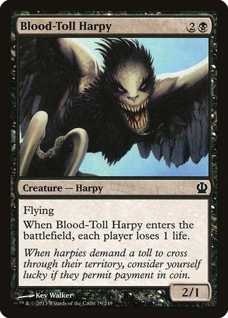Blood-Toll Harpy [Theros][FOIL]
