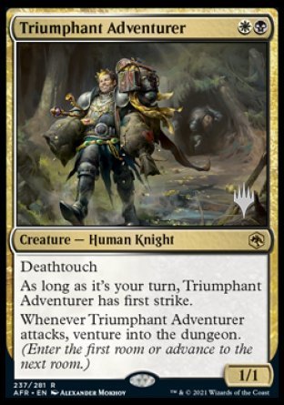 Triumphant Adventurer [Promo Pack: Adventures in the Forgotten Realms]