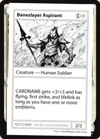 Baneslayer Aspirant (No PW Symbol) [Mystery Booster: Convention Edition Exclusives]