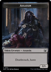 Assassin // Knight (0010) Double-sided Token [March of the Machine][FOIL]