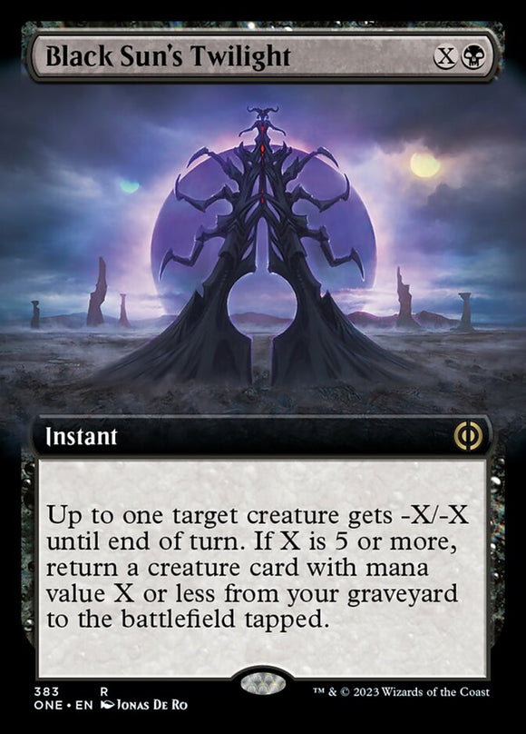 Black Sun's Twilight (Extended Art) [Phyrexia: All Will Be One]