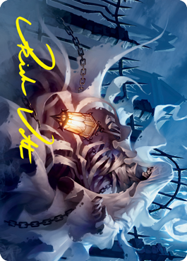 Cemetery Illuminator Art Card (Gold-Stamped Signature) [Art Series: Innistrad: Crimson Vow]