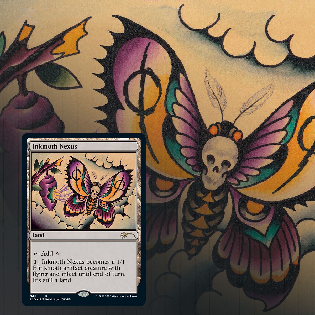 secret lair card sleeves Magic The Gathering, Secret Lair: Full Sleeves: the Tattoo Pack – Card Monster Games