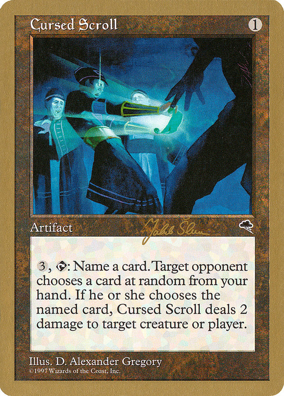 Cursed Scroll - 1999 Jakub Slemr (TMP) [World Championship Decks]