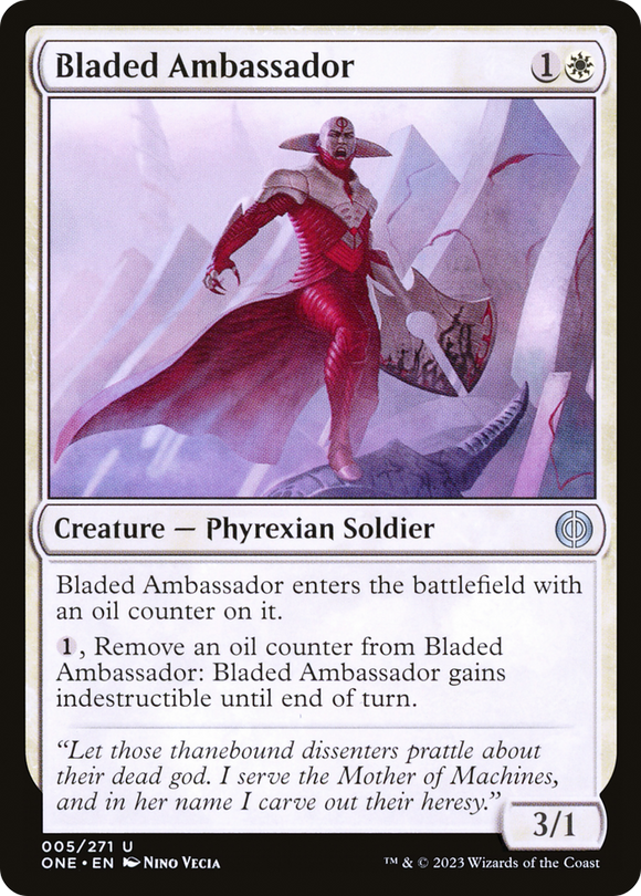 Bladed Ambassador [Phyrexia: All Will Be One][FOIL]