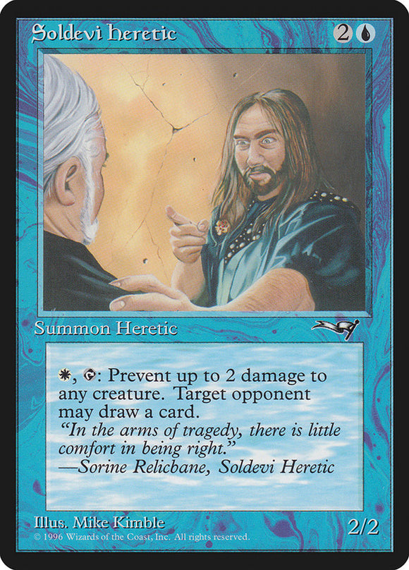 Soldevi Heretic (Blue Robe) [Alliances]