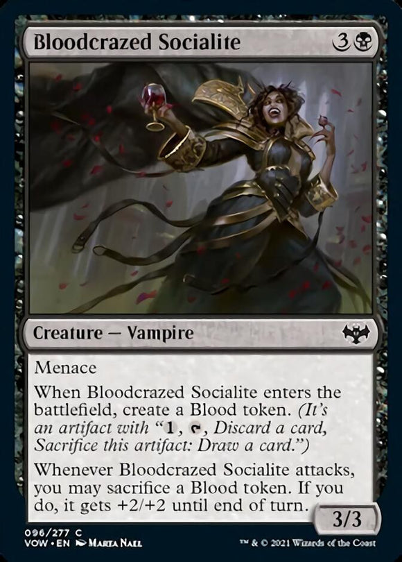 Bloodcrazed Socialite [Innistrad: Crimson Vow][FOIL]
