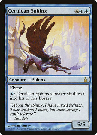 Cerulean Sphinx [Ravnica: City of Guilds][FOIL]