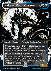 Malcator, Purity Overseer (Showcase) [Phyrexia: All Will Be One]