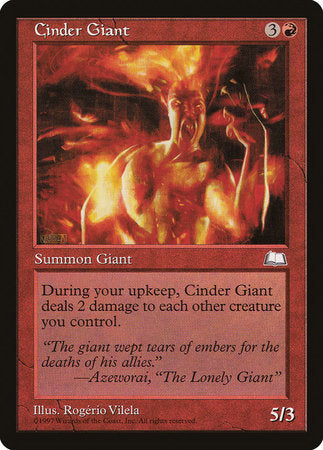 Cinder Giant [Weatherlight]