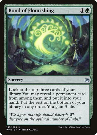 Bond of Flourishing [War of the Spark][FOIL]