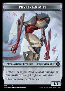 Phyrexian Mite (011) // Phyrexian Goblin Double-sided Token [Phyrexia: All Will Be One]