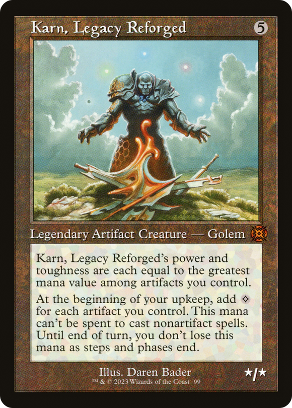 Karn, Legacy Reforged (Retro Frame) [March of the Machine: The Aftermath]