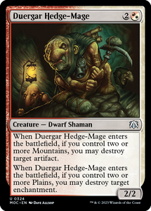 Duergar Hedge-Mage [Commander: March of the Machine]