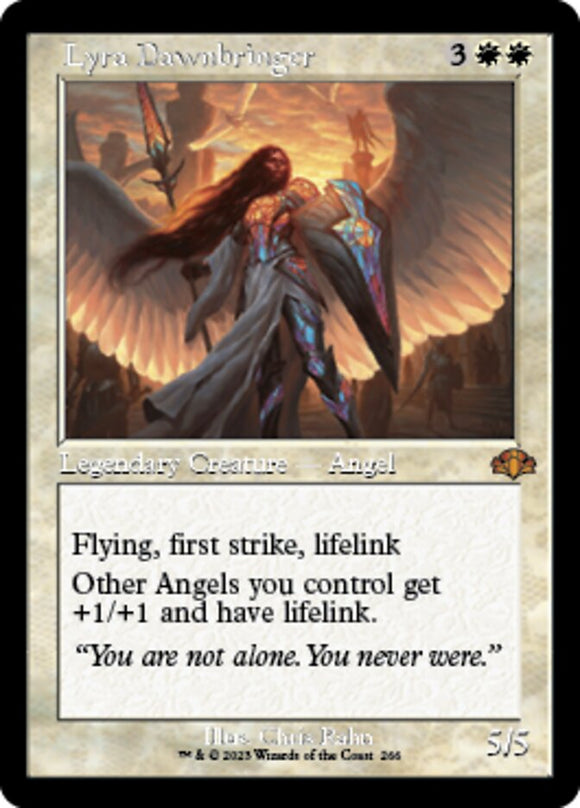 Lyra Dawnbringer (Retro Frame) [Dominaria Remastered][FOIL]