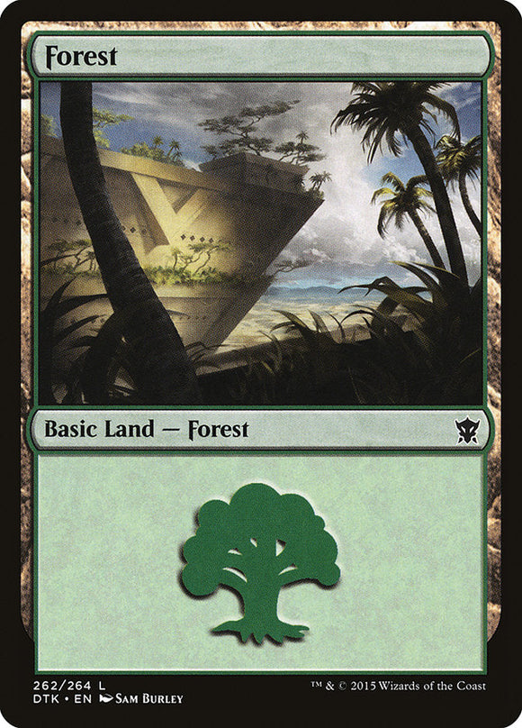 Forest (262) [Dragons of Tarkir][FOIL]
