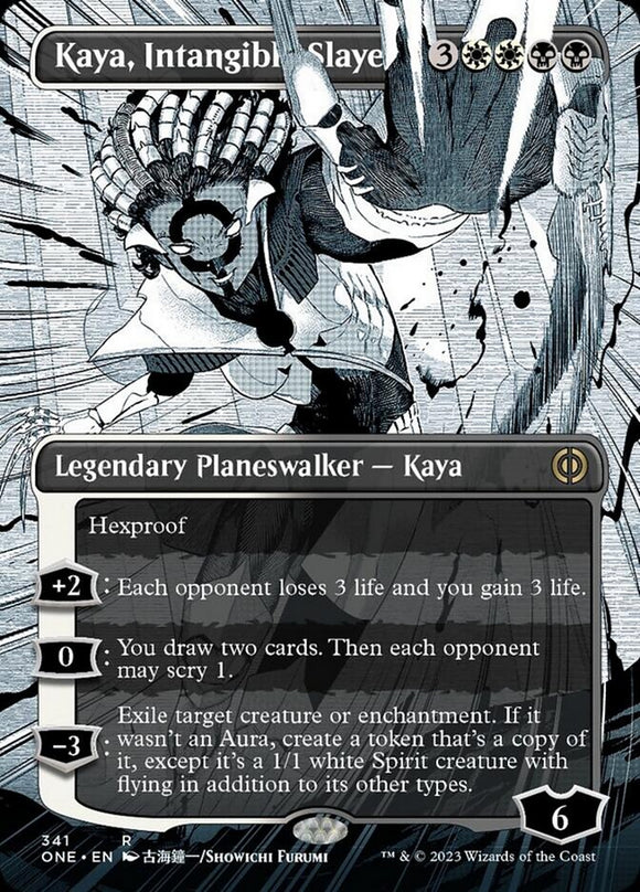 Kaya, Intangible Slayer (Borderless) [Phyrexia: All Will Be One]