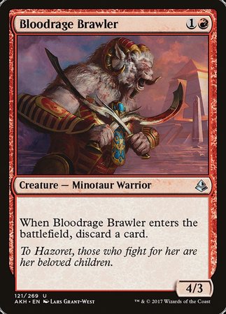 Bloodrage Brawler [Amonkhet][FOIL]