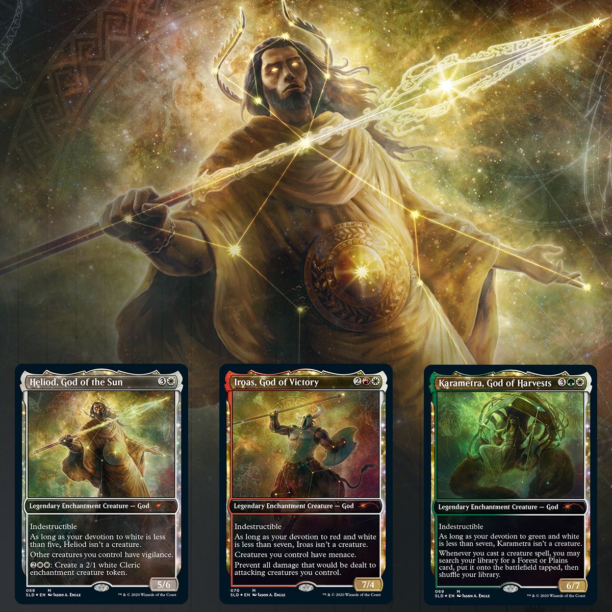 Magic The Gathering, Secret Lair: Theros Stargazing Bundle, Vol. I-V Card Monster Games Magic The Gathering, Secret Lair: Theros Stargazing Bundle, Vol. I-V Card Monster Games