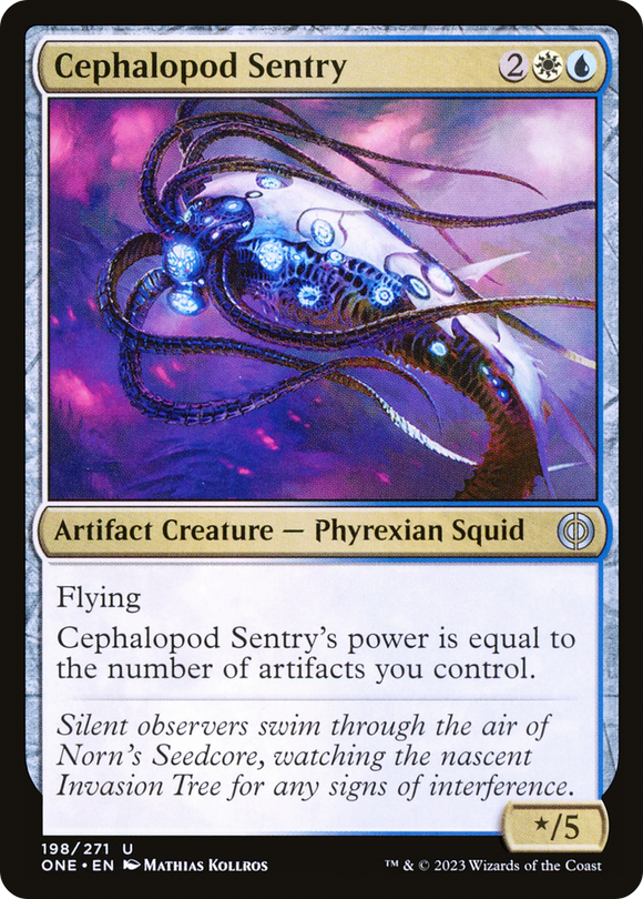 Cephalopod Sentry [Phyrexia: All Will Be One][FOIL]
