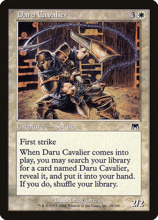 Daru Cavalier [Onslaught][FOIL]