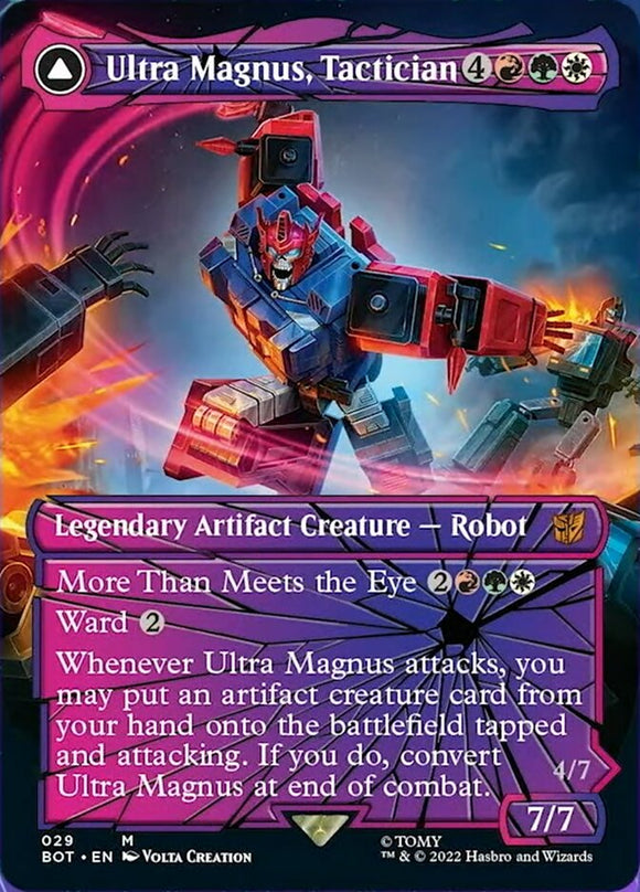 optimus prime hero mtg card Optimus Prime, Hero // Optimus Prime, Autobot Leader - Magic Singles Universes Beyond Universes Beyond: Transformers