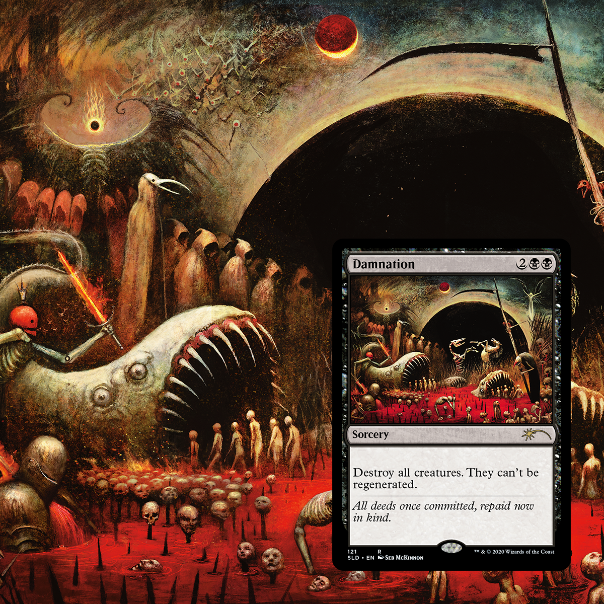 seb mckinnon mtg cards Magic The Gathering, Secret Lair: Artist Series: – Card Monster Games Print Version:Foil HOB Near Mint? MAGIC THE GATHERING: EOE