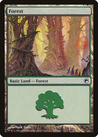 Forest (249) [Scars of Mirrodin][FOIL]