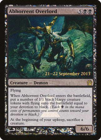 Abhorrent Overlord [Prerelease Cards][FOIL]