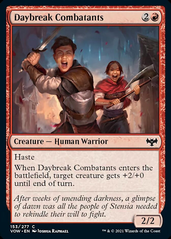 Daybreak Combatants [Innistrad: Crimson Vow][FOIL]