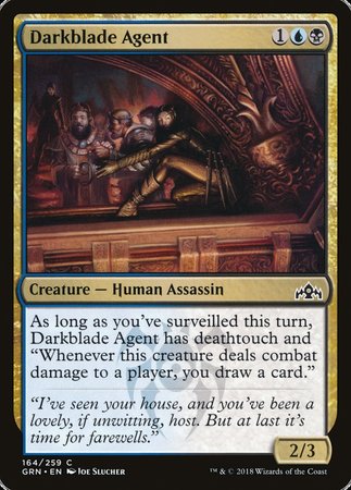 Darkblade Agent [Guilds of Ravnica][FOIL]