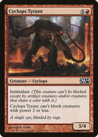 Cyclops Tyrant [Magic 2014 (M14)][FOIL]