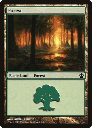 Forest (248) [Theros][FOIL]
