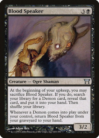 Blood Speaker [Champions of Kamigawa][FOIL]