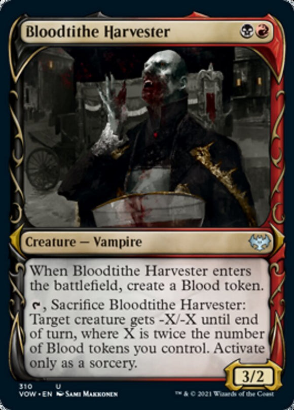 Bloodtithe Harvester (Showcase) [Innistrad: Crimson Vow][FOIL]