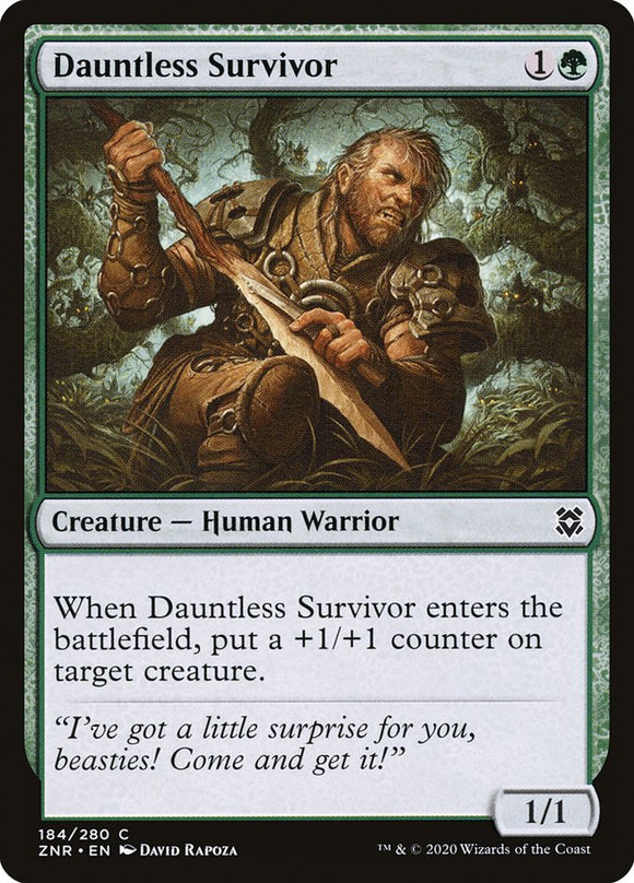 Dauntless Survivor [Zendikar Rising][FOIL]
