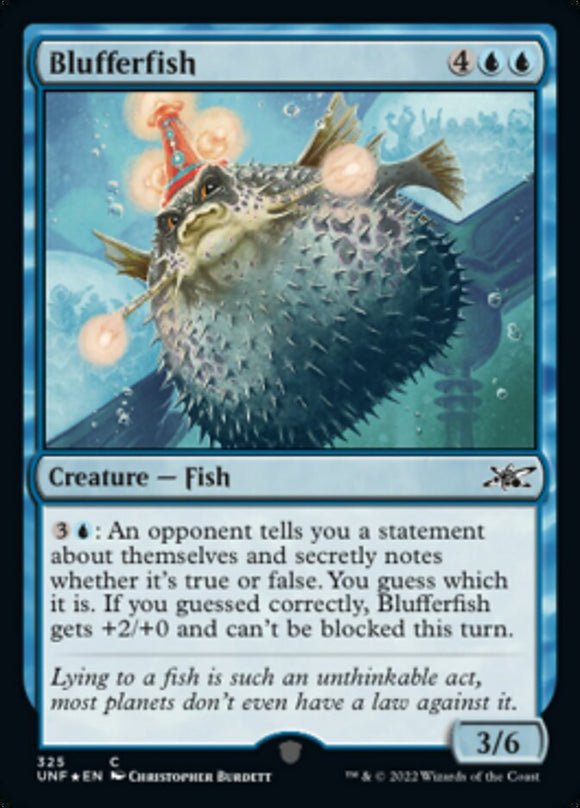 Blufferfish (Galaxy Foil) [Unfinity][FOIL]