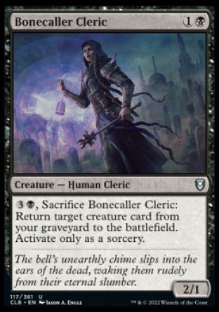 Bonecaller Cleric [Commander Legends: Battle for Baldur's Gate][FOIL]